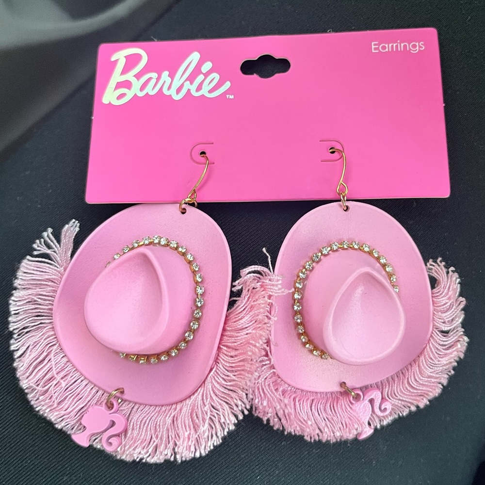 Barbie Cowboy Hat Earrings 💖